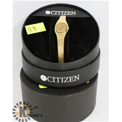 CITIZEN LADIES CANADA PRISON GUARD GOLD TONE