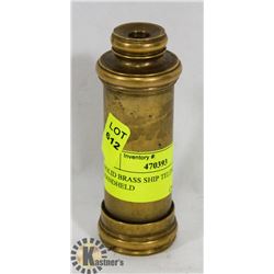 SOLID BRASS SHIP TELESCOPE HANDHELD
