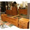 Image 1 : WOOD TONE QUEEN SIZE BEDROOM SUITE