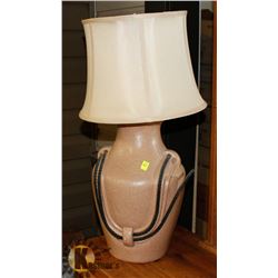 LAMP WITH ROPE ACCENTS - AS IS