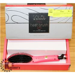 NEW IN BOX SOLEIL MINI PINK HEAT BRUSH WITH