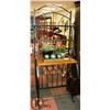 Image 1 : METAL BAKER'S RACK W/2 SHELVES & BUILT-IN