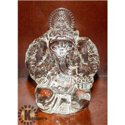 CRYSTAL GANESH INDIAN DEITY FIGURINE