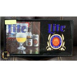 1983 PILSNER LITE BEER BAR ILLUMINATED SIGN