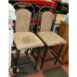 PAIR OF BAR STOOLS BEING SOLD FOR CHARITY