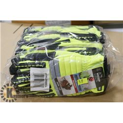 PACK OF 6 WATSON SZ LARGE RIDGEBACK GLOVES