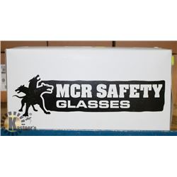 MCR SAFETY GLASSES 12 PER BOX  NTI-FOG LENS