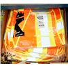 Image 1 : BOX OF ONE SIZE ORANGE SAFETY VESTS