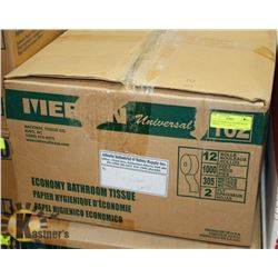 CASE OF MERFIN ECONOMY BATH TISSUE, 2 PLY, 12 ROLL