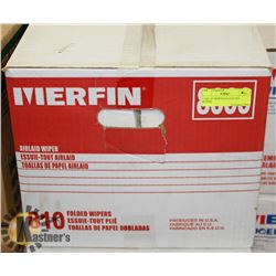CASE OF MERFIN 810 FOLDED WIPERS