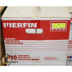 CASE OF MERFIN 810 FOLDED WIPERS