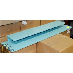 SHOWHOME TURQUOISE WALL SHELF, 38" WIDE