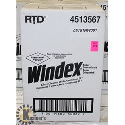 CASE OF COMMERCIAL WINDEX SUPER CONCENTRATE