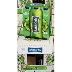 CASE WITH 24 BOTTLES BARBICAN APPLE MALT