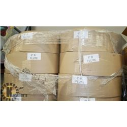 6 ROLLS OF 6" B CARDBOARD FLUTE