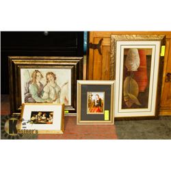 LOT OF 4 ASSORTED PICTURES