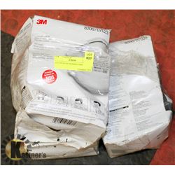 LOT OF 60 N95 RESPIRATORS