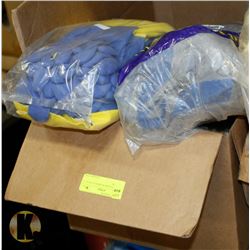 LOT OF 9 PACKS RUBBER GLOVES, 12 PER PACK