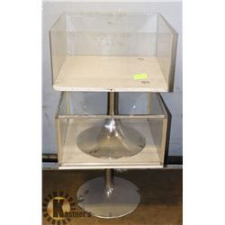 2 ACRYLIC DISPLAY DUMP IN BINS