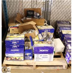 PALLET WITH INCOMPLETE CASES OF MOSTLY NORTON