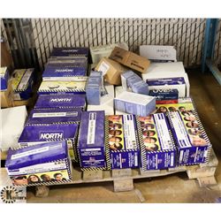PALLET WITH INCOMPLETE CASES OF MOSTLY NORTON