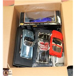 LOT OF 8 VARIOUS 1/18 SCALE DIE CAST CARS