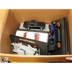 LOT OF 8 VARIOUS 1/18 SCALE DIE CAST CARS