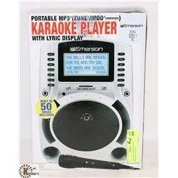 EMERSON - PORTABLE MP3 KARAOKE PLAYER