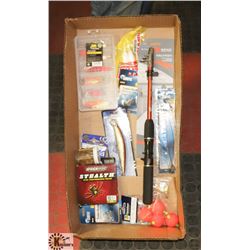 LARGE BOX W/LOTS OF NEW QUALITY FISHING