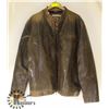 Image 1 : BONGO STRESSED LEATHER-LIKE MEN'S JACKET -
