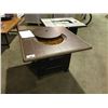 Image 1 : GENSUN PARADISE SQUARE 42" X 42" PROPANE & NG OUTDOOR COCOA BEAN TOP FIRE TABLE