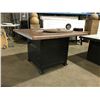 Image 2 : GENSUN PARADISE SQUARE 42" X 42" PROPANE & NG OUTDOOR COCOA BEAN TOP FIRE TABLE