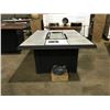Image 2 : NAPA VALLEY RECTANGULAR 38" X 50" PROPANE FIRE PIT TABLE WITH CERAMIC TILE