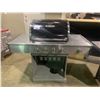Image 1 : BBQTEK STAINLESS STEEL / BLACK 5 BURNER WITH SIDE BURNER OUTDOOR LP GAS
