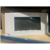 Image 1 : PARAMOUNT WHITE BARCELONA EF-WM303 CURVED WALL MOUNT ELECTRIC FIRE PLACE
