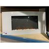 Image 2 : PARAMOUNT WHITE BARCELONA EF-WM303 CURVED WALL MOUNT ELECTRIC FIRE PLACE