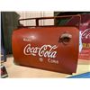 Image 2 : COCA COLA DOUBLE SIDED MARQUEE LED SIGN & COCA COLA STORAGE CONTAINER WITH HANDLE