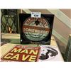 Image 2 : LOT INCLUDING ASSORTED SIGNS & PAIR OF WALL MOUNTED BOTTLE OPENERS WITH CAP CATCHER SIGNS