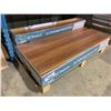 Image 2 : EC PREMIUM GOLDEN TEAK 12.3MM GLUELESS LAMINATE ENGINEERED FLOORING