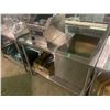 Image 1 : STAINLESS STEEL PREPARATION SINK WITH 2 TIER SHELF 30"D X 48"W X 67"H