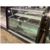 Image 2 : CANADIAN DISPLAY SYSTEM BLACK / GLASS 2 TIER REFRIGERATED DELI CASE / INSERT 34"D X 48"W X 48"H