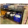Image 1 : 2 TEIR MOBILE METRO STYLE PRODUCT RACK 18"D X 47"W X 41"H