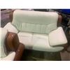Image 2 : BROWN / CREAM MODERN SOFA, LOVESEAT & COFFEE TABLE SET