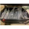 Image 2 : RUBBERMAID MOBILE CART OF ASSORTED COMMERCIAL CUTLERY & BIN OF ELECTRIC LIGHTING
