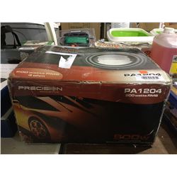 Precision Acoustics 12" Car Subwoofer Model: PA1204
