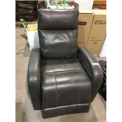 Brown Leather Power Recliner