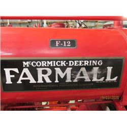 1936 Farmall F -12 On Steel Wheels