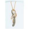 Image 5 : 14KT Rose Gold 0.82ctw Levian Diamond Pendant with Chain