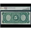 Image 2 : 1869 $5 Rainbow Legal Tender PMG 64EPQ