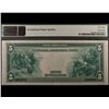 Image 2 : 1914 $5 New York Federal Reserve Note PMG 58EPQ